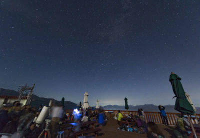 うさぎ平テラスと流星群